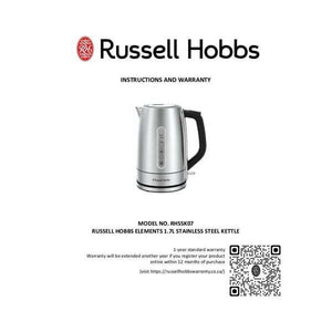 Russell Hobbs Elements 1.7L Stainless Steel Kettle RHSSK07
