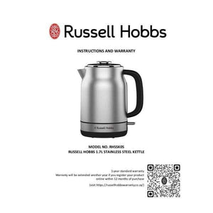 Russell Hobbs 1.7L Stainless Steel Cordless Kettle RHSSK05